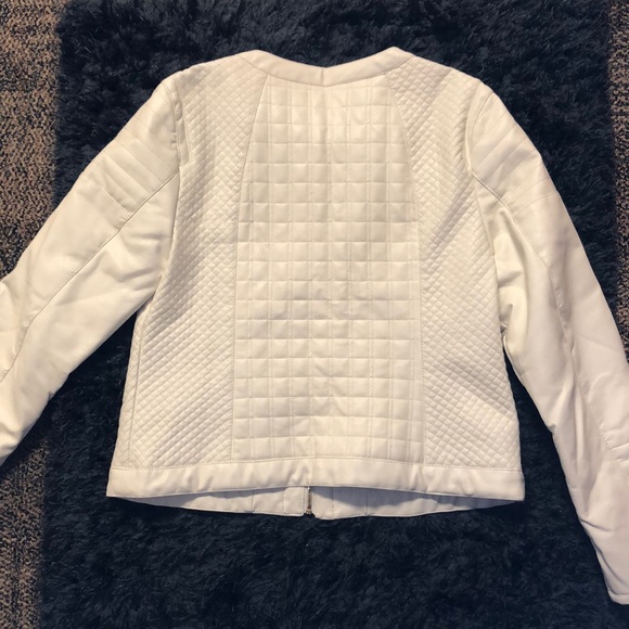 Bagatelle Quilted Leather Jacket with Gold Zippers - Picture 6 of 7